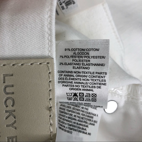 NEW Lucky Brand White Skinny Button Fly Jeans 00/24A - Picture 10 of 10